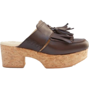 PAOLA CHOCOLATE BROWN CLOG - Sandals - $408.00 