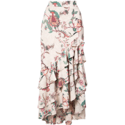 PATBO floral print ruffle maxi skirt - Gonne - $550.00  ~ 472.39€