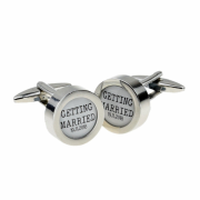 PERSONALISED GETTING MARRIED CUFFLINKS - Il mio sguardo - £24.99  ~ 28.24€