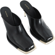 PETER DO black mules - Klasične cipele - 