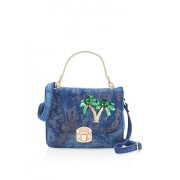 Palm Tree Sequin Shimmer Crossbody Bag - Hand bag - $12.99 