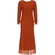 Pamela Love x RTR Orange Fringe dress - Dresses - 