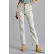Panel Straight Cut Denim Jeans With Pockets - Dżinsy - $39.05  ~ 33.54€