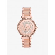 Parker Pave Rose Gold-Tone Watch - Ure - $295.00  ~ 253.37€