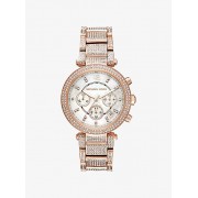 Parker Pave Rose Gold-Tone Watch - Watches - $350.00 