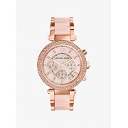 Parker Rose Gold-Tone Blush Acetate Watch - Uhren - $295.00  ~ 253.37€