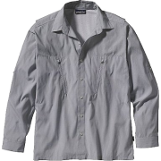 Patagonia Cool Shade Shirt - Long Sleeve - Men's Frying Pan/Gull Grey - Long sleeves shirts - $79.00 