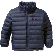 Patagonia Down Sweater Jacket -Kids Prussian Blue - Jacket - coats - $59.99 