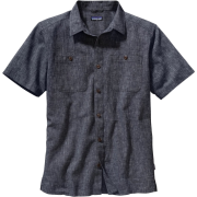 Patagonia Men's Migration Hemp Shirt Azimuth Blueblack - Košulje - kratke - $59.00  ~ 374,80kn