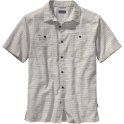 Patagonia Men's Migration Hemp Shirt Halyard White - Košulje - kratke - $59.00  ~ 374,80kn