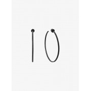 PavÃ© Black-Tone Hoop Earrings - Brincos - $115.00  ~ 98.77€