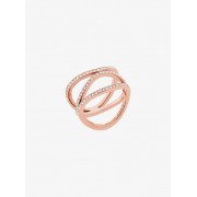 PavÃ© Rose Gold-Tone Ring - Rings - $115.00 