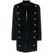 Pearl Detail Military Coat - Myファッションスナップ - $503.00  ~ ¥56,612