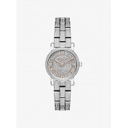 Petite Norie Pave Silver-Tone Watch - Satovi - $395.00  ~ 339.26€