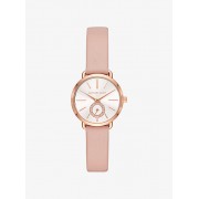 Petite Portia Rose Gold-Tone Leather Watch - Watches - $150.00 