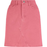 Pink Denim Skirt - Skirts - 