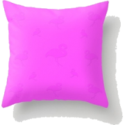 Pink Flamingo Throw Pillow - Uncategorized - $41.99 