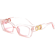 Pink Full Frame Women's Sunglasses - 墨镜 - $0.95  ~ ¥6.37