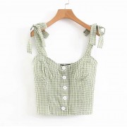 Plaid camisole - Košulje - kratke - $25.99  ~ 165,10kn