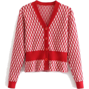 Plaid knit cardigan - Cardigan - $28.99  ~ 24.90€