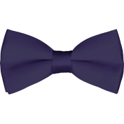 Platinum Hanger Satin Bow Tie - Corbatas - 