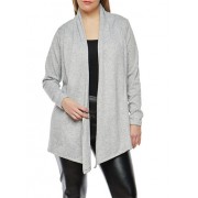 Plus Size Drape Front Cardigan - Swetry na guziki - $7.99  ~ 6.86€