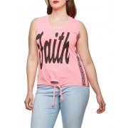 Plus Size Sleeveless Graphic Top - Top - $7.99  ~ 6.86€