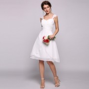 Plus Size White Sweetheart Kneelength Pa - Myファッションスナップ - $558.00  ~ ¥62,802
