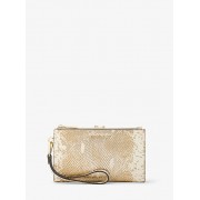 Pochette-Bracelet Adele En Cuir Gaufre Metallise Pour Telephone Intelligent - Braccioletti - $168.00  ~ 144.29€