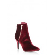Pointy Side Zip High Heel Booties - Сопоги - $19.99  ~ 17.17€