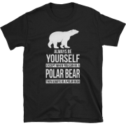 Polar bear shirt, polar bear gift - T-shirts - $17.84 