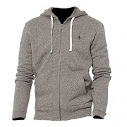 Polo Ralph Lauren Classic Full-Zip Fleece Hooded Sweatshirt - S - Alaskan Heather - Košulje - kratke - $98.00  ~ 622,55kn