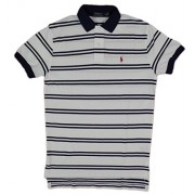 Polo Ralph Lauren Men's Classic Fit Pony Logo Striped Polo Shirt - Shirts - $34.99 