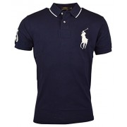 Polo Ralph Lauren Mens Custom Fit Mesh Big Pony Polo Shirt - Рубашки - короткие - $44.90  ~ 38.56€