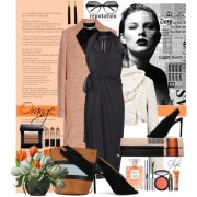 Pop of Orange - My look - 