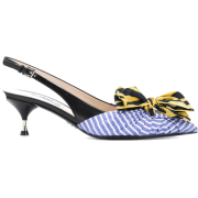 Prada kitten heel pumps bow - Klasične cipele - $890.00  ~ 764.41€