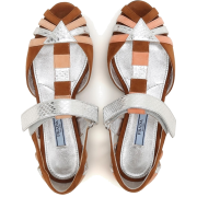 Prada Women's Multicolor Suede Sandals - Sandały - $832.49  ~ 715.01€