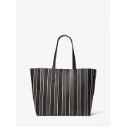 Prescott Large Pajama Striped Leather Tote - Hand bag - $790.00 