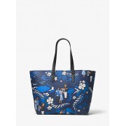 Prescott Large Tropical Welcome Print Leather Tote - Hand bag - $790.00 