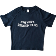 Printed English Letter T-shirt - Magliette - $19.99  ~ 17.17€