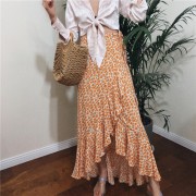 Printed Thai Vacation Wrap Mermaid Skirt - Röcke - $27.99  ~ 24.04€