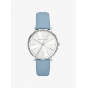 Pyper Silver-Tone Leather Watch - Uhren - $150.00  ~ 128.83€