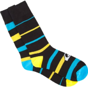 QUIKSILVER Stripes Mens Socks Black/Blue - Donje rublje - $8.99  ~ 57,11kn