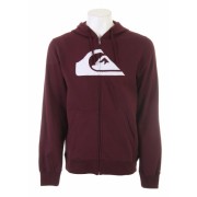 Quicksilver Mens Mountain Wave Hoodie Sweatshirt -Maroon - Jacket - coats - $31.98 