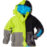 Quik SNOW Boys 2-7 Quarter Kids Jacket Lime - Chaquetas - $54.00  ~ 46.38€