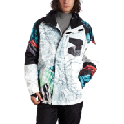 Quik SNOW Men's Travis Rice Jacket White - Chaquetas - $186.95  ~ 160.57€