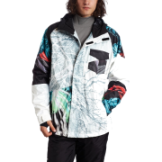 Quik SNOW Men's Travis Rice Jacket White - Jacket - coats - $186.95 
