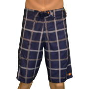 QuikSilver Men's "Square Root" Diamond Dobby Boardshorts -Blue - Shorts - $44.98 