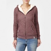 Quiksilver 1970 Sleeve Winter Hoodie Deep Fig Heather - Jakne in plašči - $64.50  ~ 55.40€