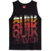 Quiksilver Boys 2-7 Stack High Kids Tank T-Shirt Black - Košulje - kratke - $14.00  ~ 88,94kn